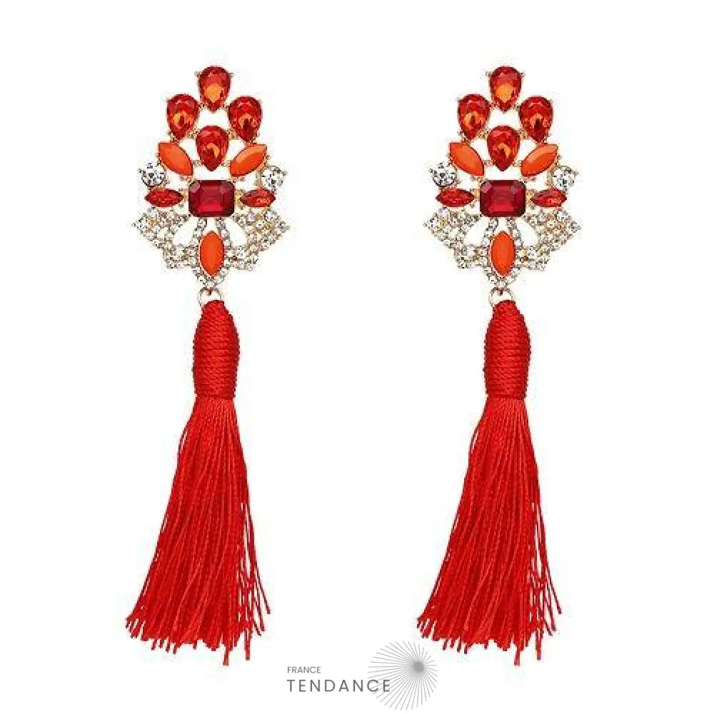 Boucles D’oreilles à Franges | France-Tendance