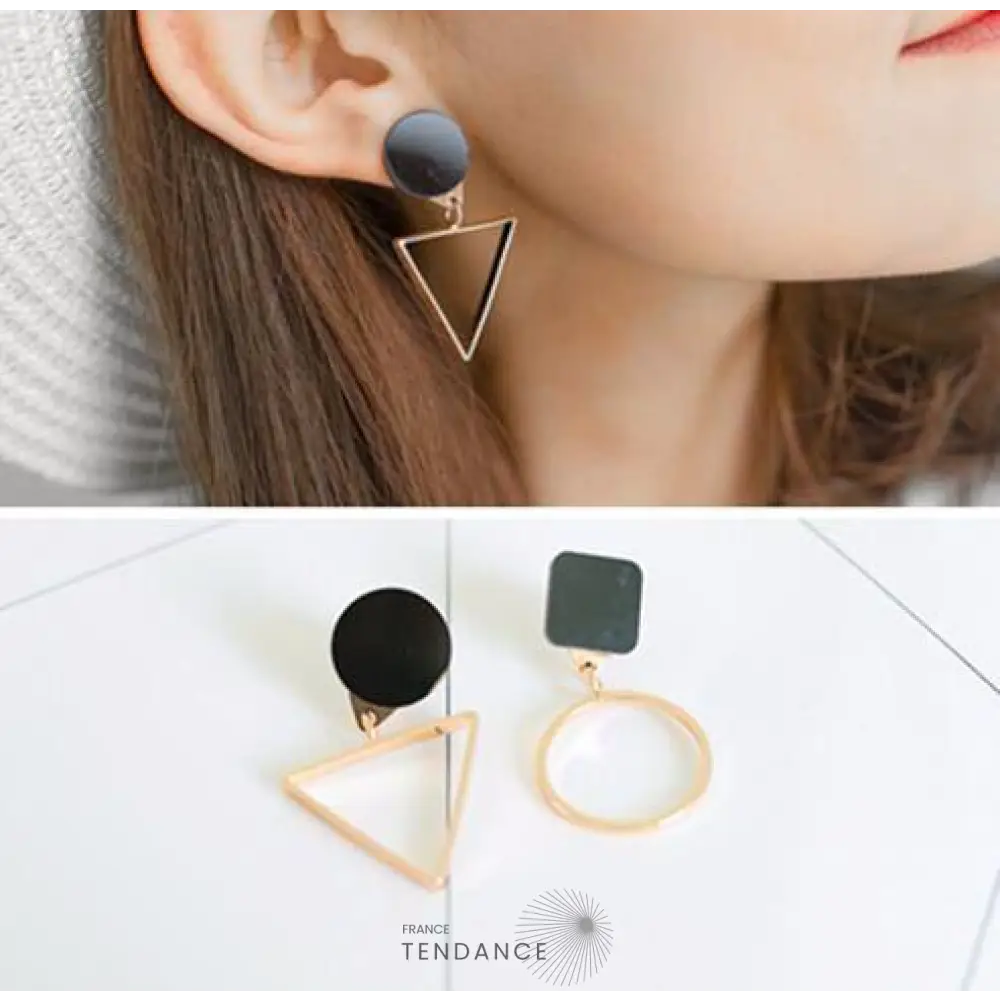 Boucles D’oreilles Géométriques | France-Tendance