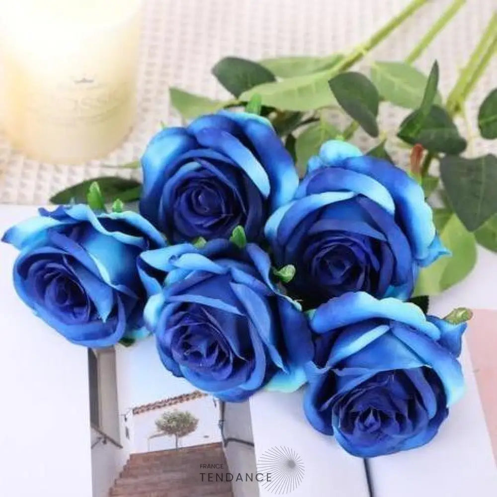 Bouquet De Rose Bleue éternelle | France-Tendance