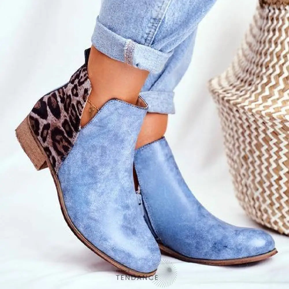 Bottines Rétro Bi-matière | France-Tendance
