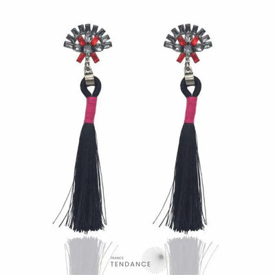 Boucles D’oreilles Boho à Franges | France-Tendance