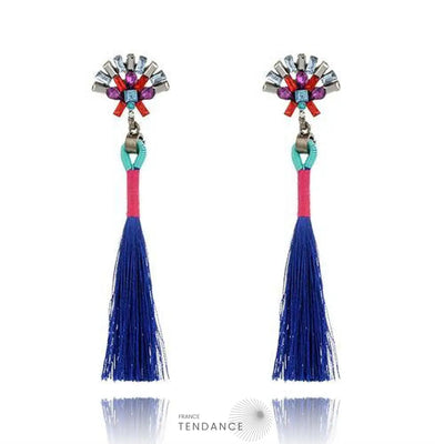 Boucles D’oreilles Boho à Franges | France-Tendance