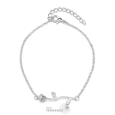 Bracelet De Cheville Avec Une Rose | France-Tendance