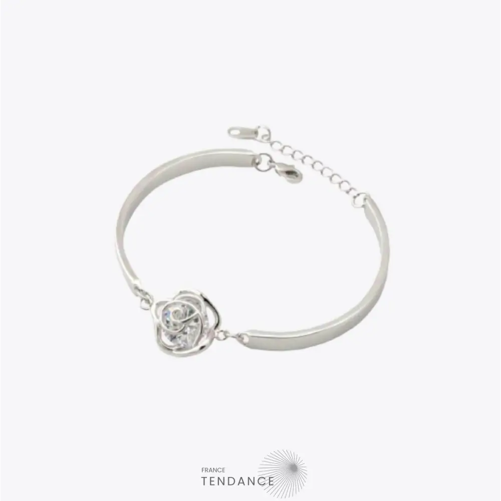 Bracelet Fleur Zircon | France-Tendance