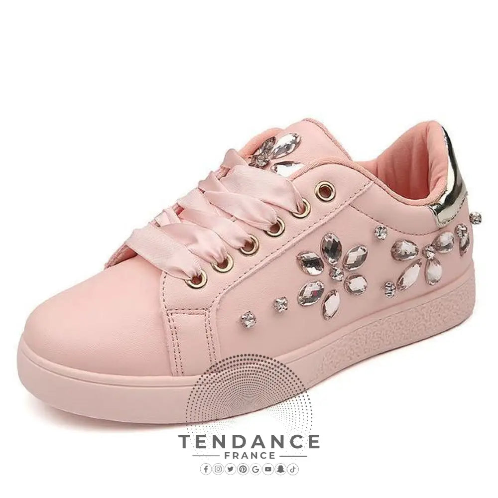 Chaussures Casual Strass | France-Tendance