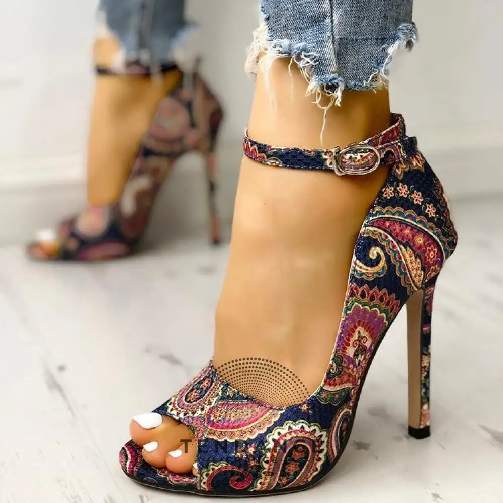 Chaussures Imprimées à Talons | France-Tendance