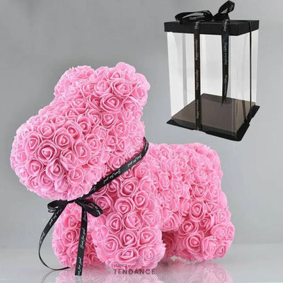 Chien En Roses éternelles | France-Tendance