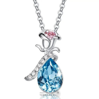 Collier Avec Rose éternelle | France-Tendance