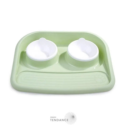 Double Gamelle Avec Plateau Pour Chat Et Chiot |