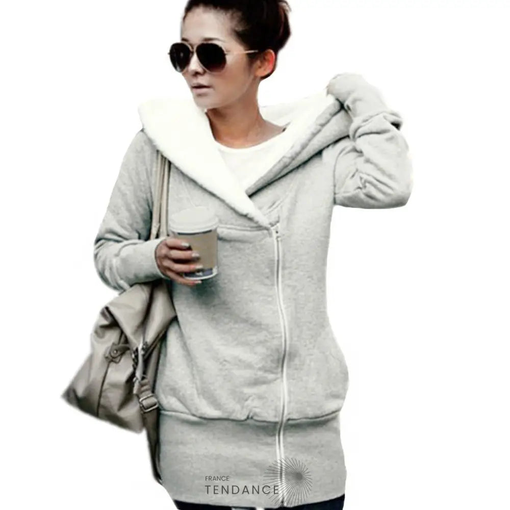 Gilet Mi-saison Asymétrique | France-Tendance