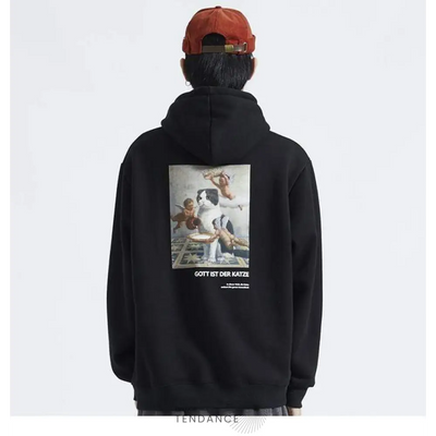 Hoodie Cat King | France-Tendance