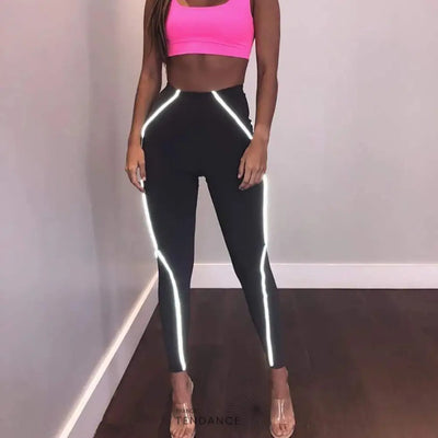 Legging Striped Réfléchissant 3m™ | France-Tendance