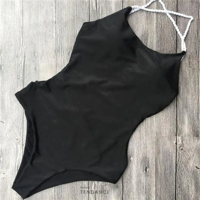 Maillot De Bain Une Pièce Dos Nu Et à Effet Bandage |