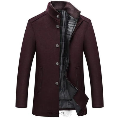 Manteau Coupe-vent En Laine | France-Tendance