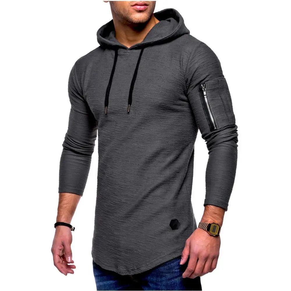 Pull à Capuche Manche Zippée | France-Tendance