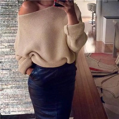 Pull En Tricot Manches Longues | France-Tendance