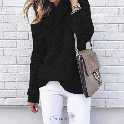 Pull Mailles Col Rabattu | France-Tendance