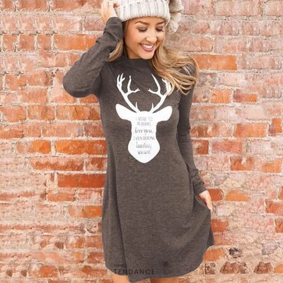 Robe-pull Deer | France-Tendance