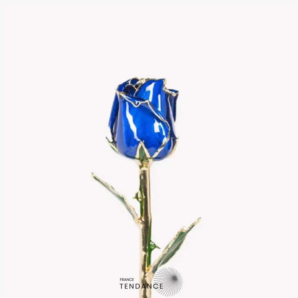 Rose En Or Bleu Foncé | France-Tendance