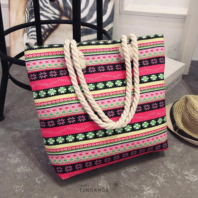 Sac De Plage Fourre-tout Imprimé | France-Tendance