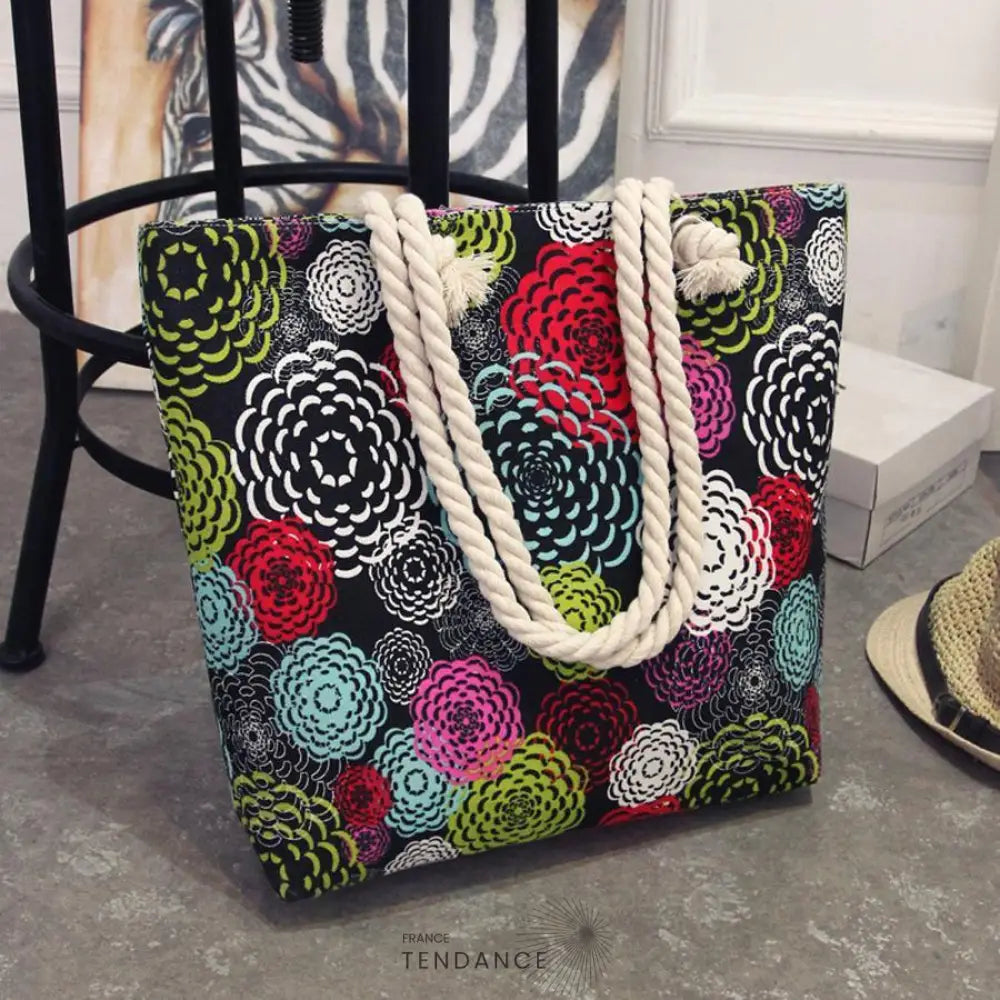 Sac De Plage Fourre-tout Imprimé | France-Tendance