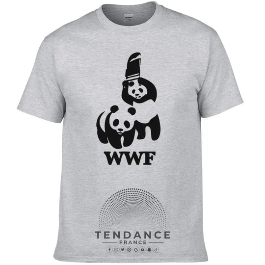 T-shirt Panda | Parodie Wwf | France-Tendance