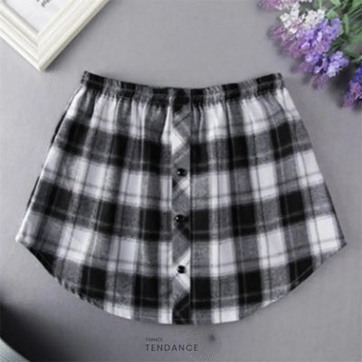 SKIRV™ | Jupe Bas-de-Chemise Tendance Outfit |