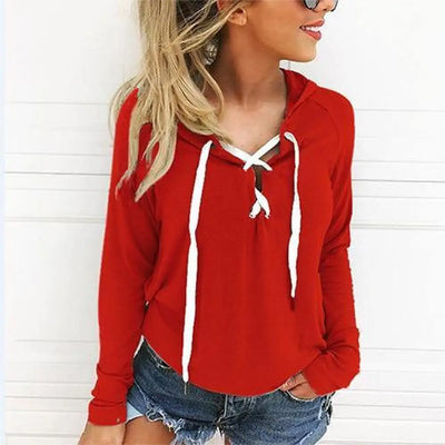 Sweat à Lacets - Nouvelle Collection | France-Tendance