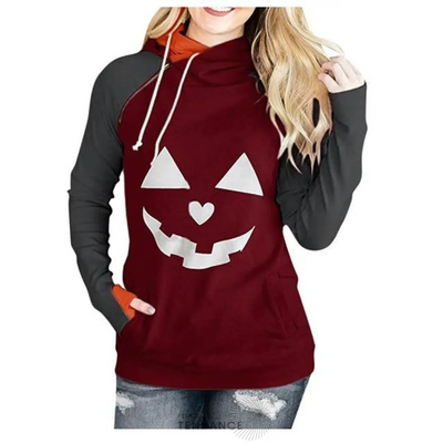Sweat Col Montant Halloween | France-Tendance