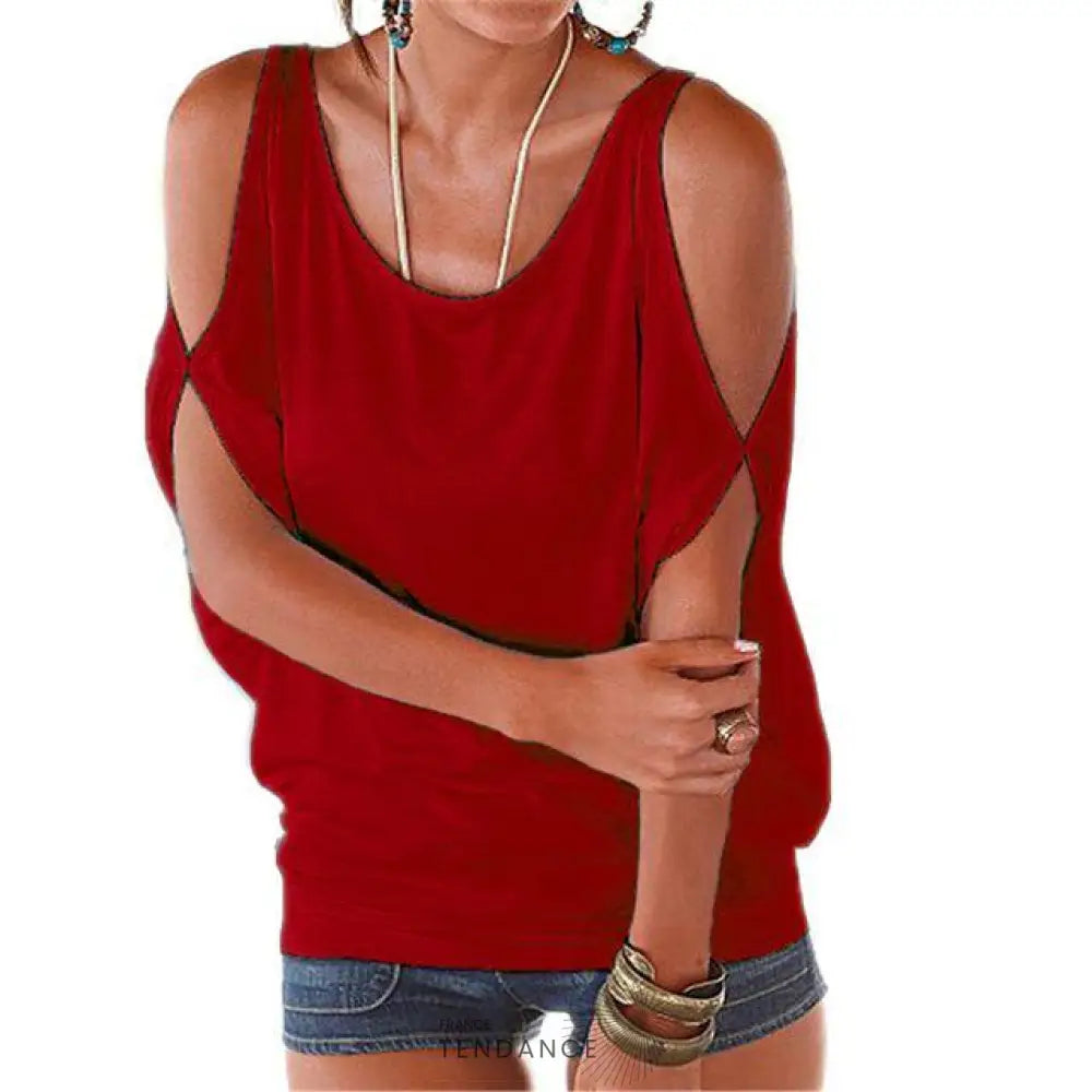 T-shirt Dos Effet Goutte D’eau | France-Tendance