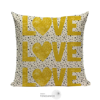 Taie De Coussin Décorative 45x45 - Série love |