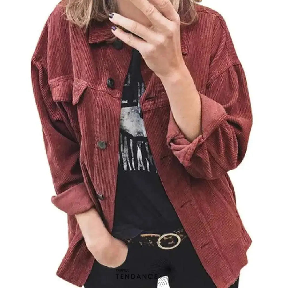 Veste En Velours Côtelé | France-Tendance